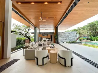 Villa Botanica : élégante villa avec piscine 4 chambres à louer à Layan